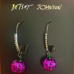 Betsey Johnson Halloween earrings.